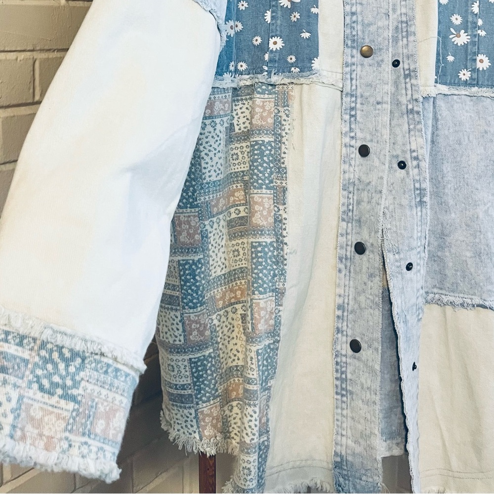 Oli & Hali Denim Patchwork Jacket - Picture 6 of 11